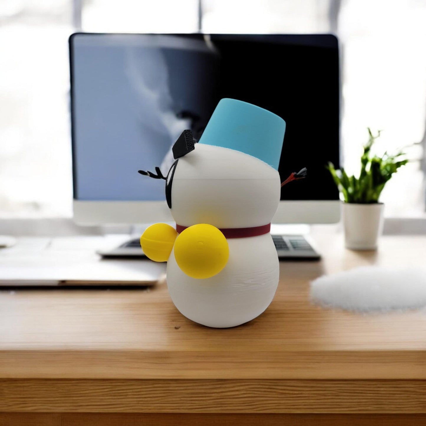 Chilly 3D Printed Model - Kirby Game Collectible Figurine fan art desk pet image 6