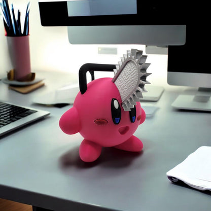 Pochita Kirby 3D Printed Model - Kirby Game Collectible Figurine fan art desk pet image 0