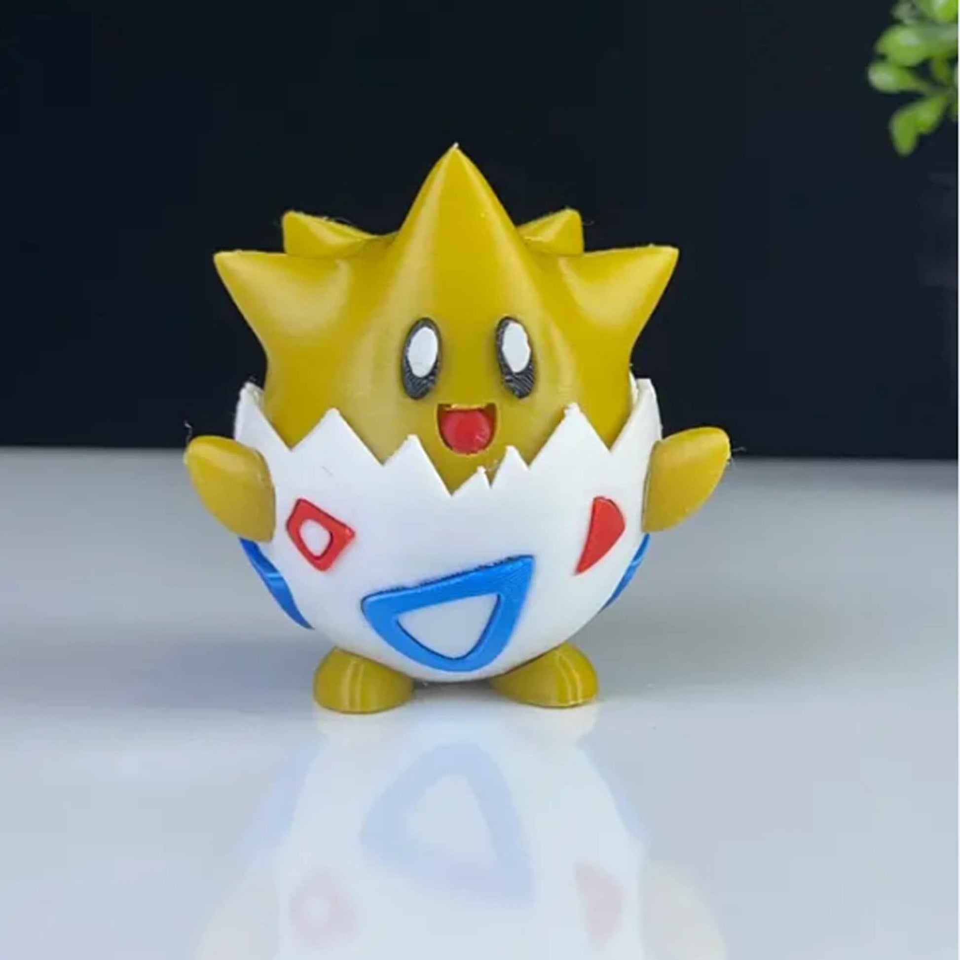 Togepi 3D Printed Model - Pokemon Game Collectible Figurine fan art desk pet image 0