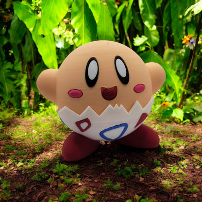 Togepi Kirby 3D Printed Model - Kirby Game Collectible Figurine fan art desk pet image 1