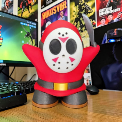 Jawa Shy Guy Jason 3D Print - Star Wars Mario Horror Mashup image 2