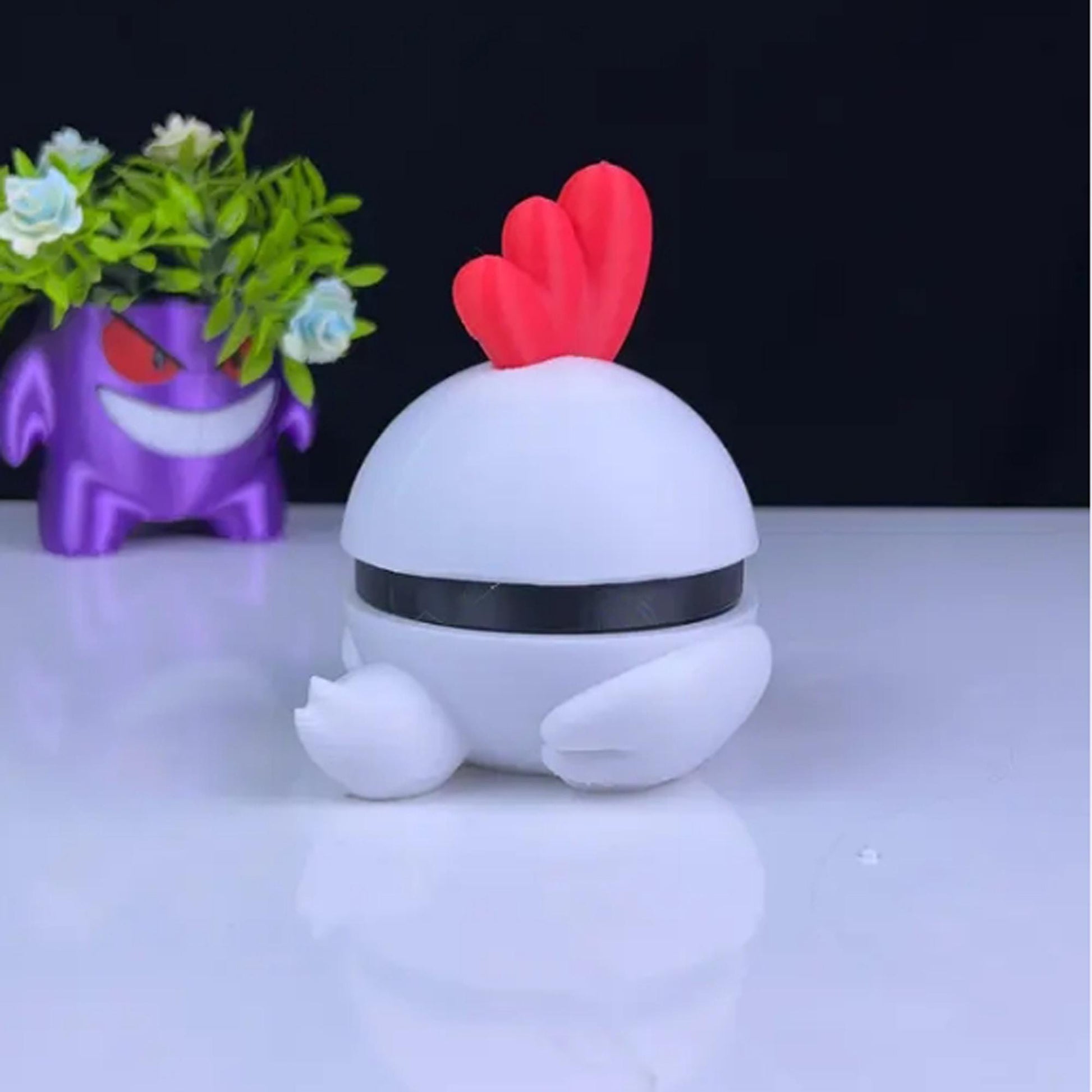 Chikipi Pokeball 3D Printed Model - Palworld Game Collectible Figurine fan art desk pet image 7
