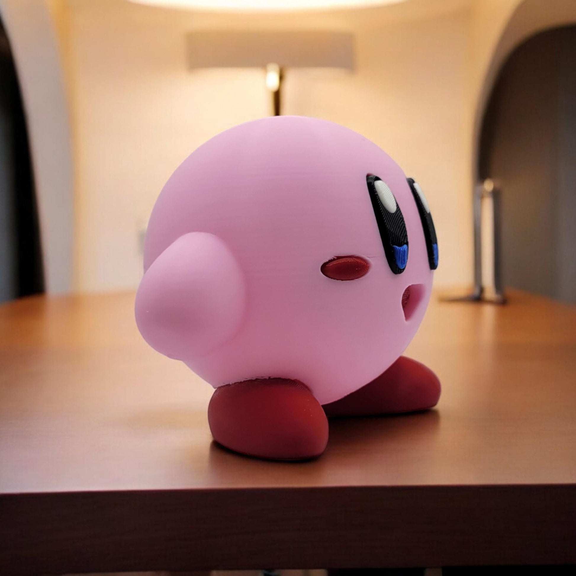 Kirby 3D Printed Model - Kirby Game Collectible Figurine fan art desk pet image 1