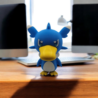 Fuack 3D Printed Model - Palworld Game Collectible Figurine fan art desk pet image 0