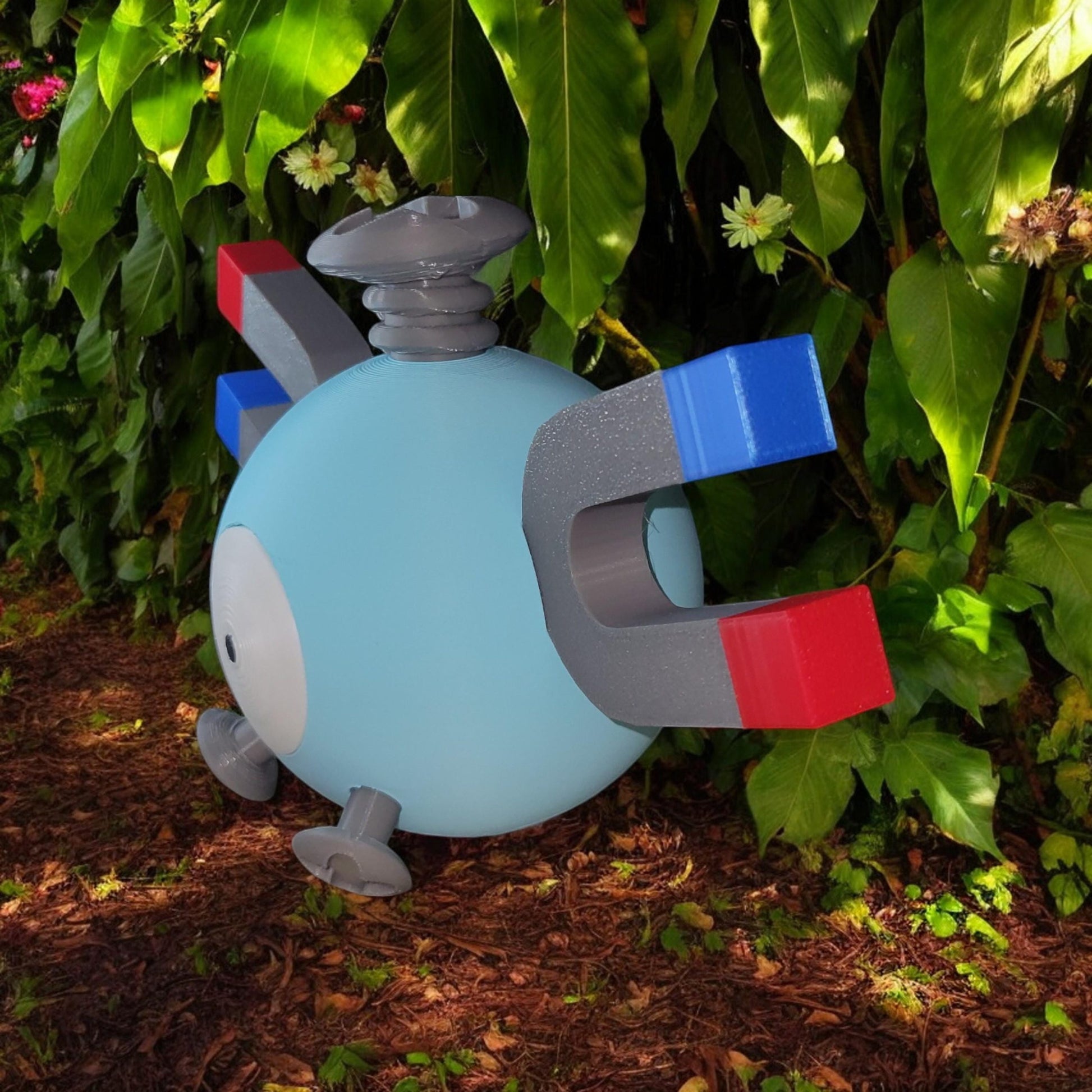 Magnemite 3D Printed Model - Pokemon Game Collectible Figurine fan art desk pet image 1