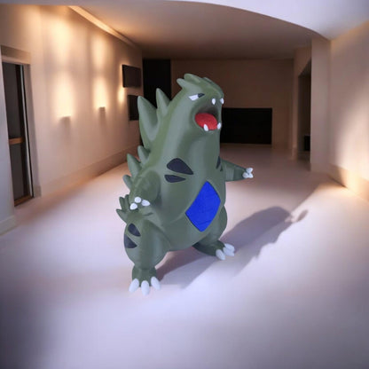 Tyranitar 3D Printed Model - Pokemon Game Collectible Figurine fan art desk pet image 1