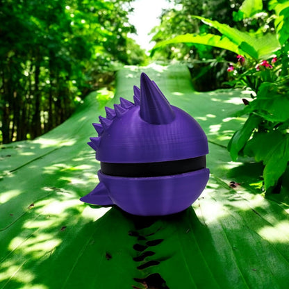 Gengar Pokeball 3D Printed Model - Pokeball Game Collectible Figurine fan art desk pet image 3