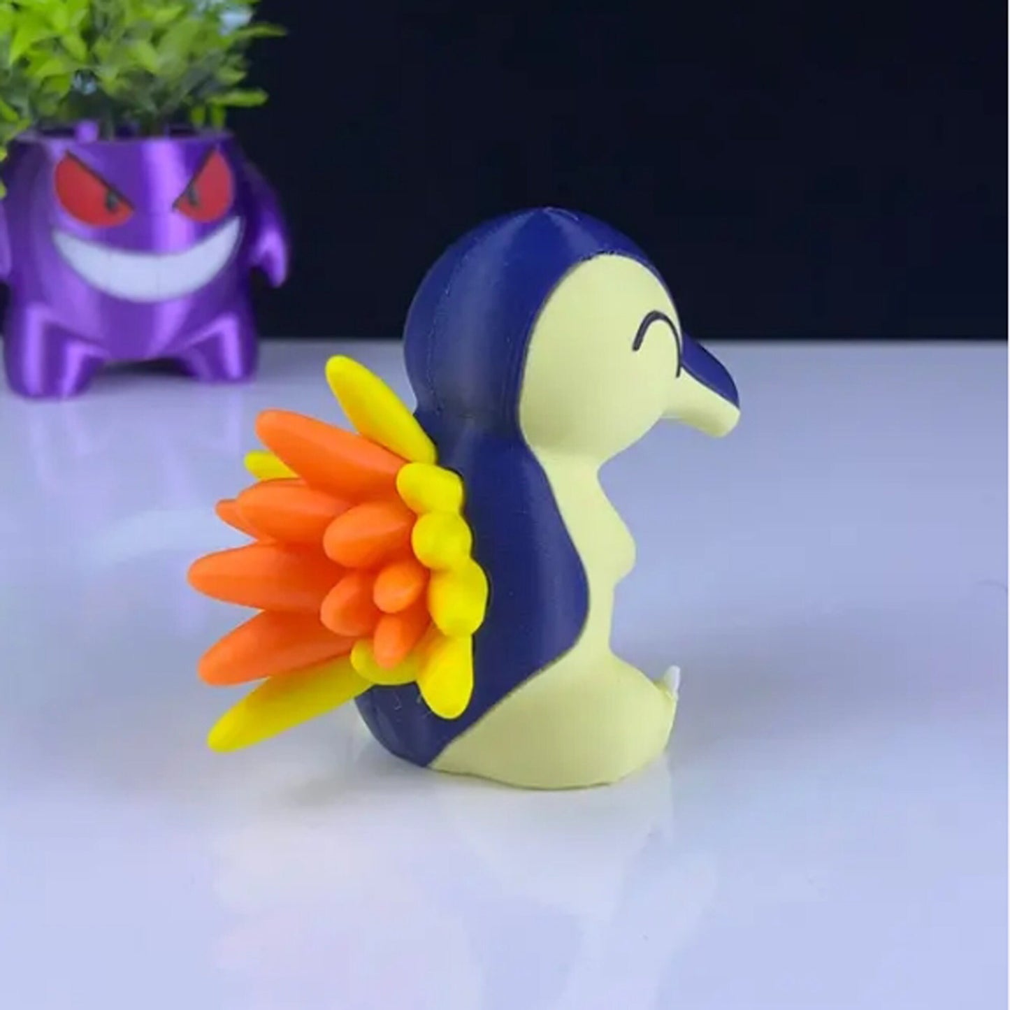 Cyndaquil 3D Printed Model - Pokemon Game Collectible Figurine fan art desk pet image 5