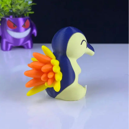 Cyndaquil 3D Printed Model - Pokemon Game Collectible Figurine fan art desk pet image 5
