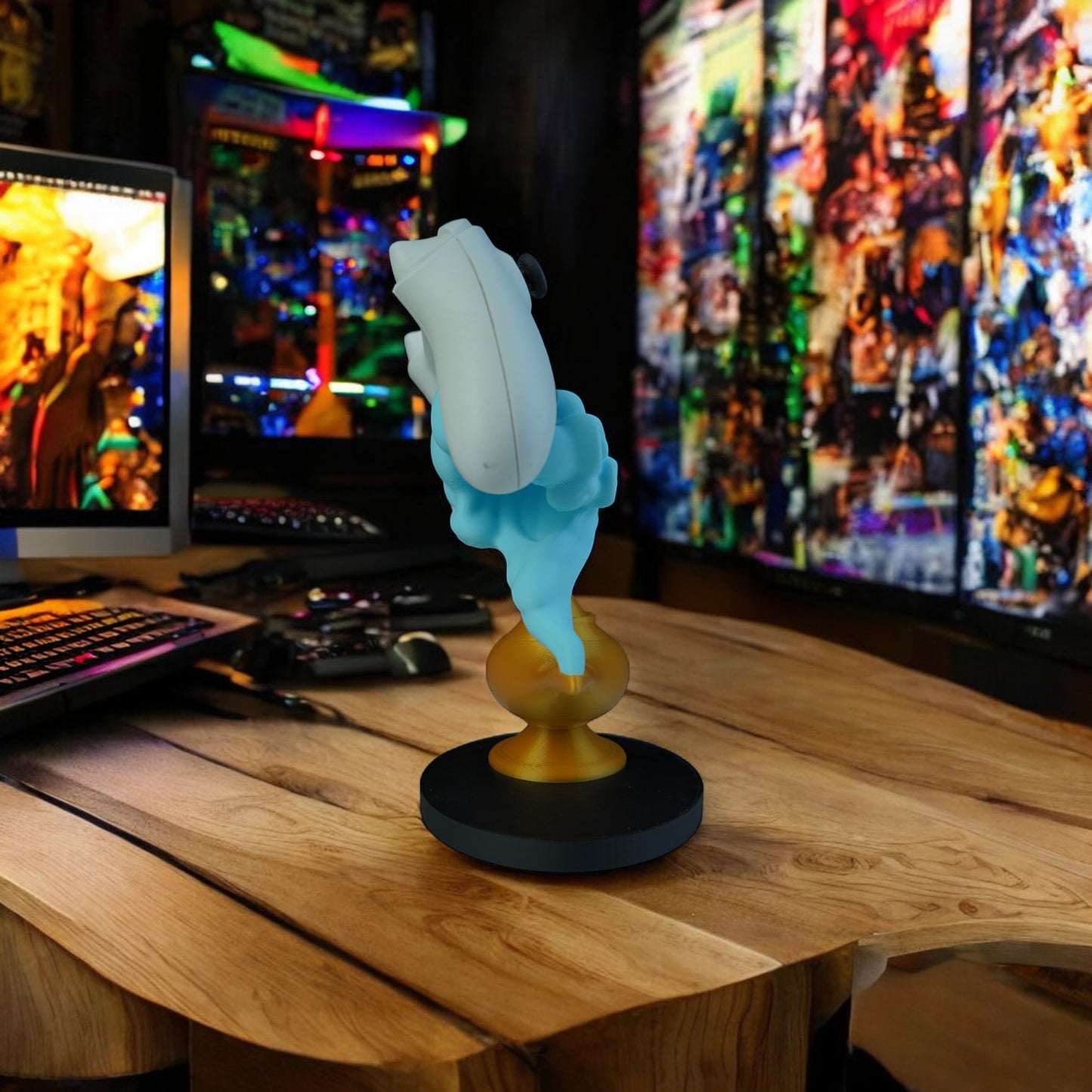 Lantern Controller Holder 3D Printed Model - Controller Accessories Game Collectible Figurine fan art desk pet image 1