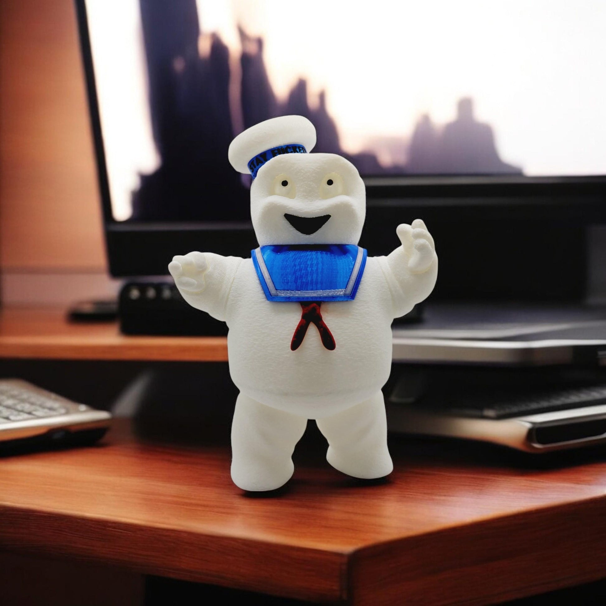 Stay Puft Marshmallow Man 3D Printed Model - Ghostbusters Game Collectible Figurine fan art desk pet image 1
