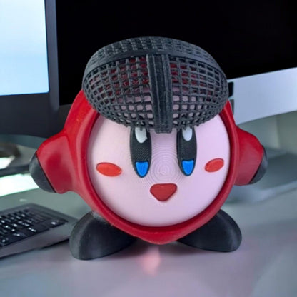 Squid Games Guard Kirby 3D Printed Model - Kirby Game Collectible Figurine fan art desk pet image 1