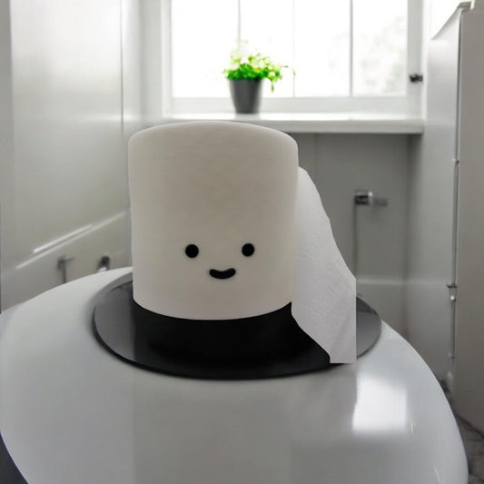 Toilet Paper Cover 3D Printed Model - Halloween Decoration image 0