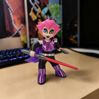 Peach Imperial Galactic Fan Art - 3D Printed Desk Pet image 3