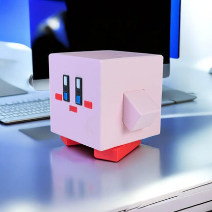 Minecraft Kirby 3D Printed Model - Kirby Game Collectible Figurine fan art desk pet image 2