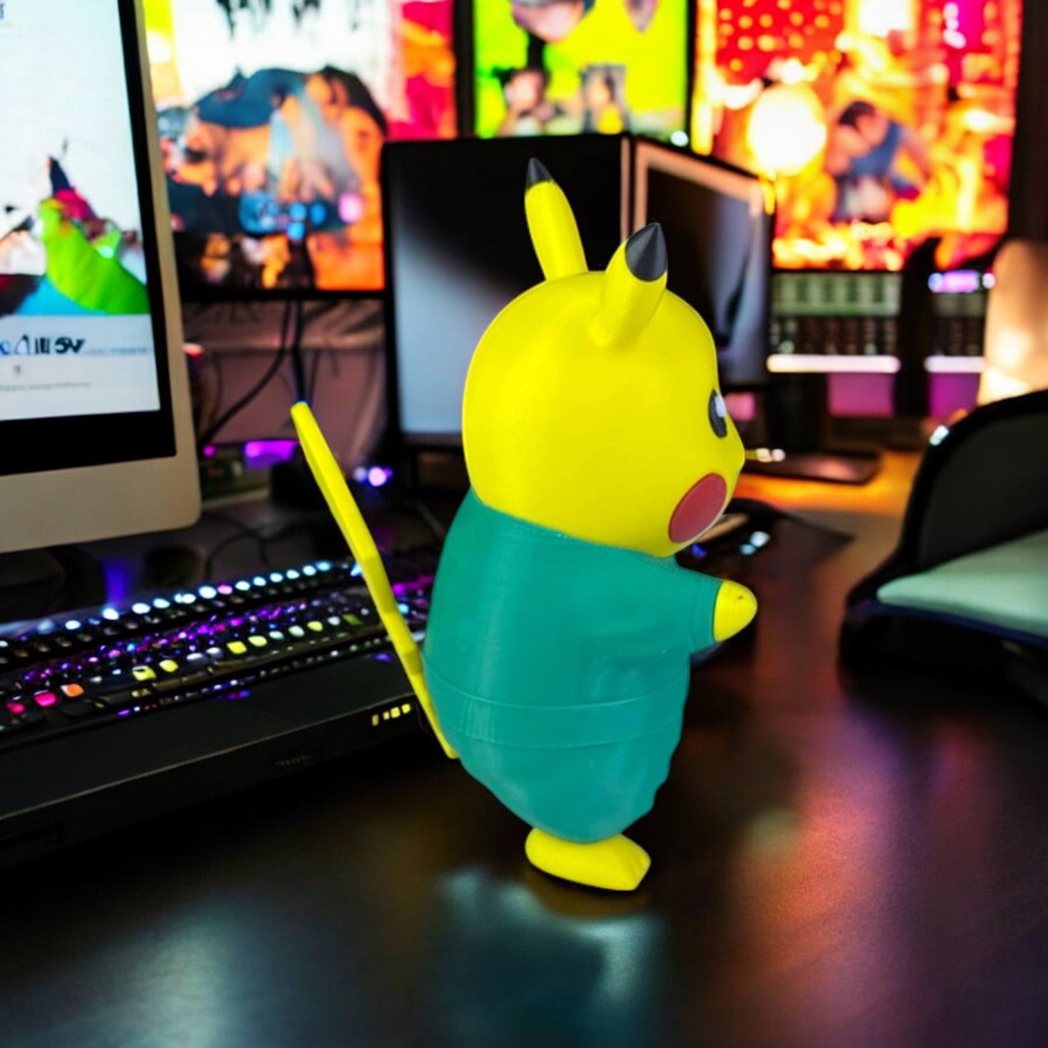 PikaPlayer 0013D Printed Model - Squid games Game Collectible Figurine fan art desk pet image 1