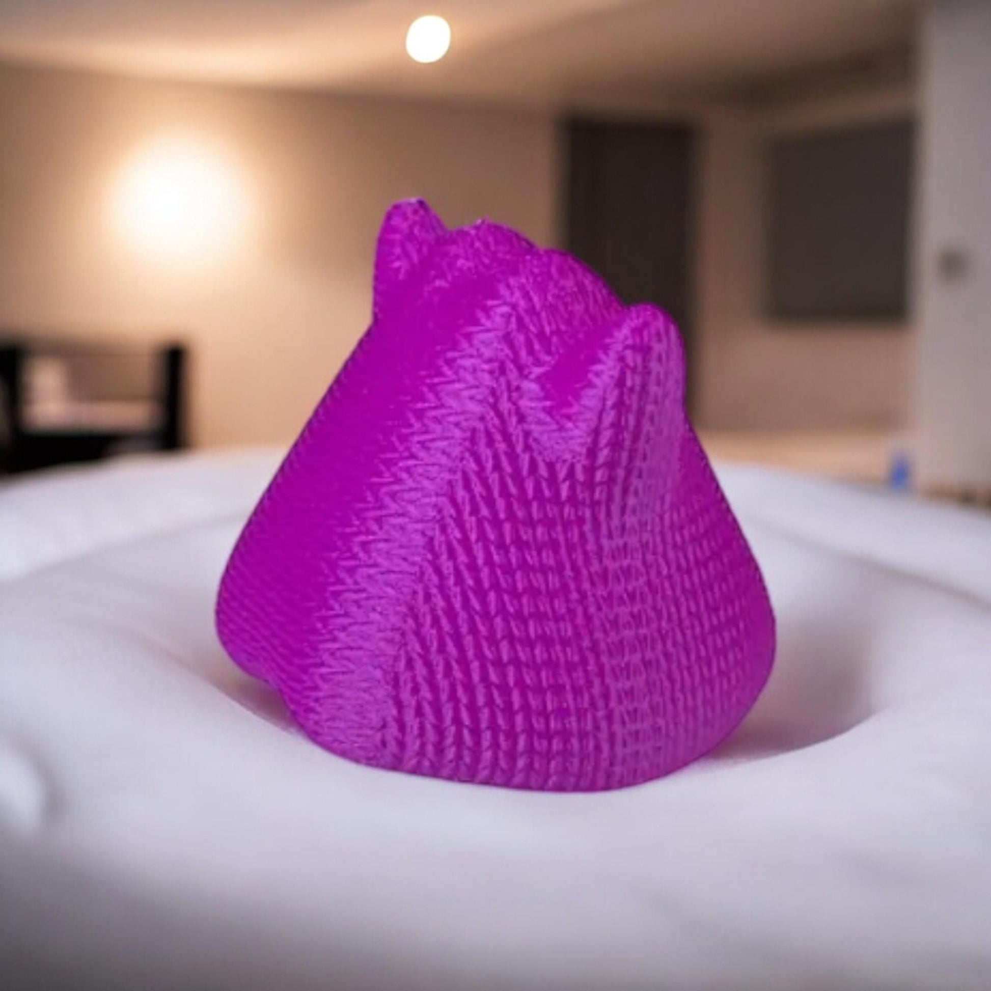 Knitted Ditto 3D Printed Model - Pokemon Game Collectible Figurine fan art desk pet image 4