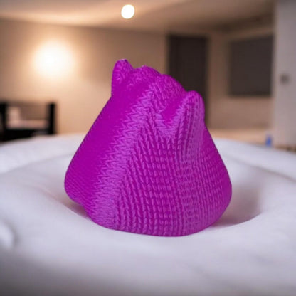 Knitted Ditto 3D Printed Model - Pokemon Game Collectible Figurine fan art desk pet image 4