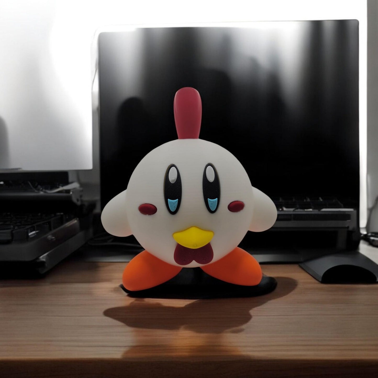 Kirby Chikipi 3D Printed Model - Palworld Game Collectible Figurine fan art desk pet image 1