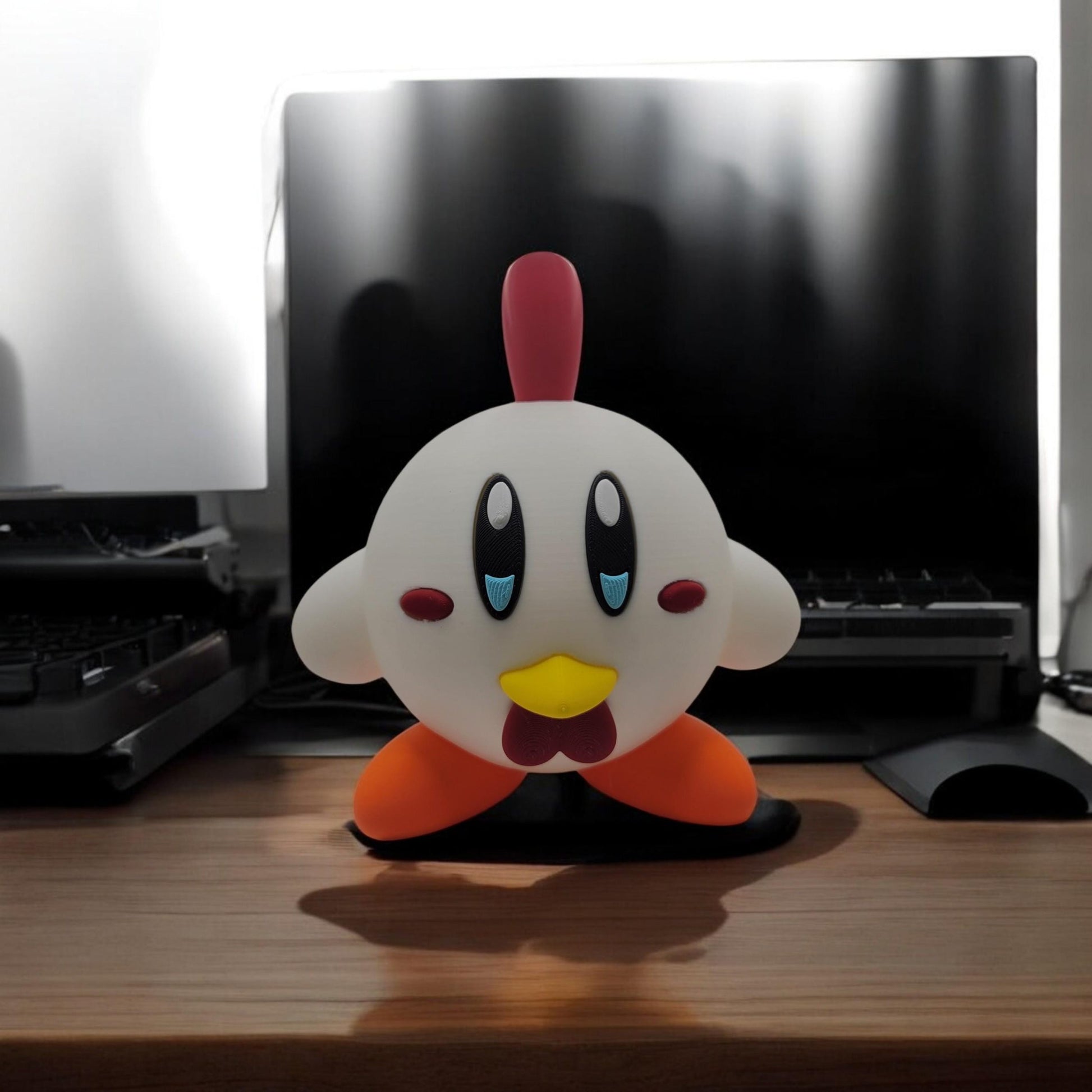 Kirby Chikipi 3D Printed Model - Palworld Game Collectible Figurine fan art desk pet image 1