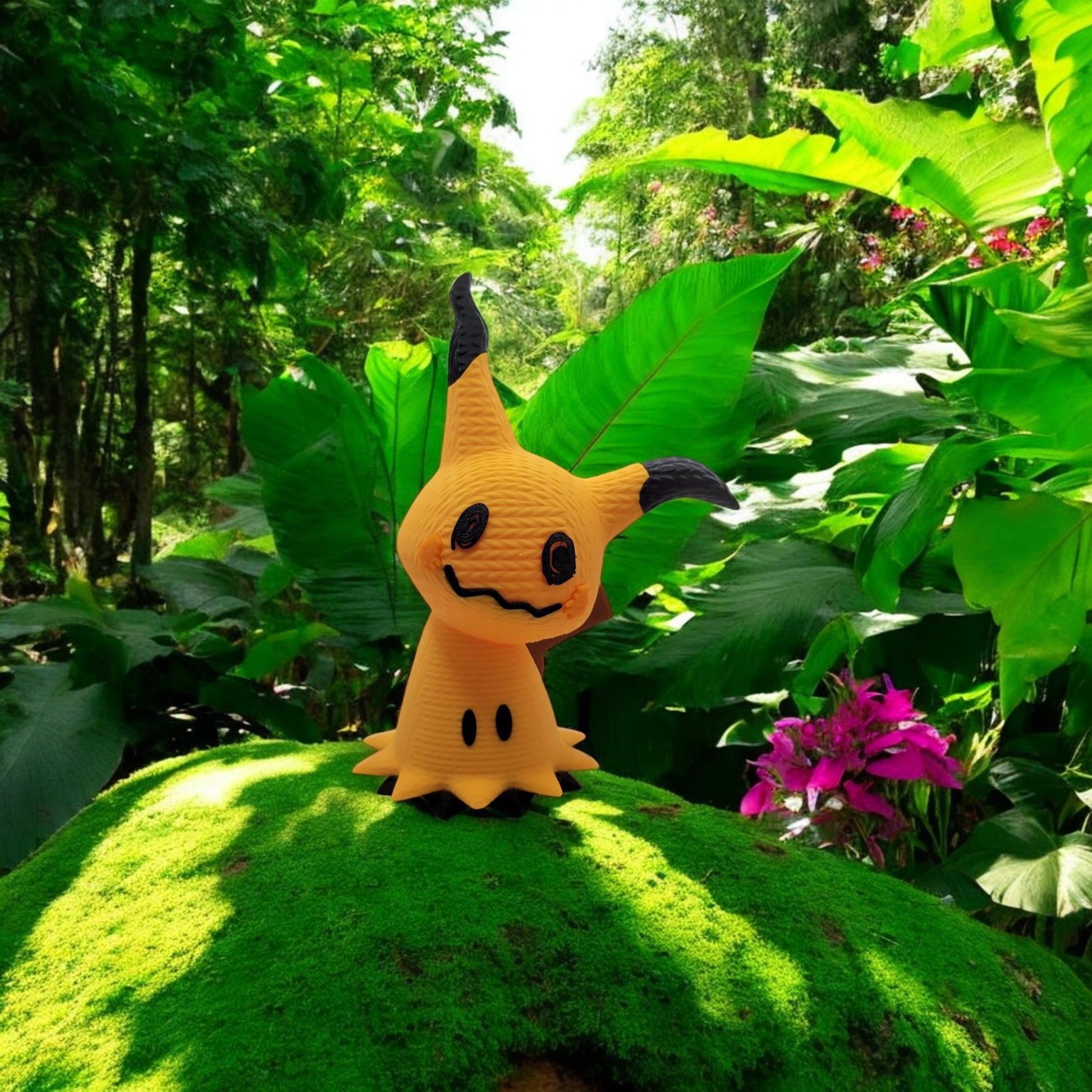 Mimikyu Crochet 3D Printed Model - Pokemon Game Collectible Figurine fan art desk pet image 0