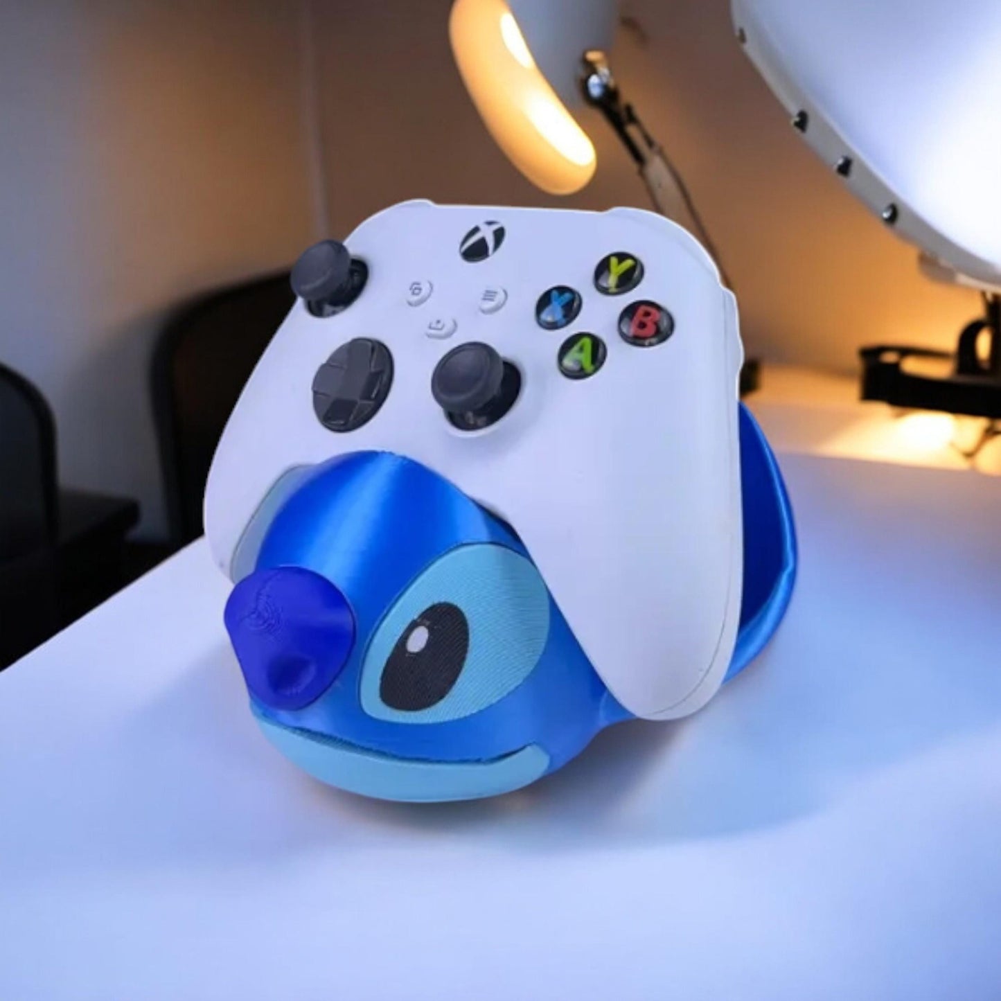 Stitch Controller Holder 3D Printed Model - Lilo and Stitch Game Collectible Figurine fan art desk pet image 0