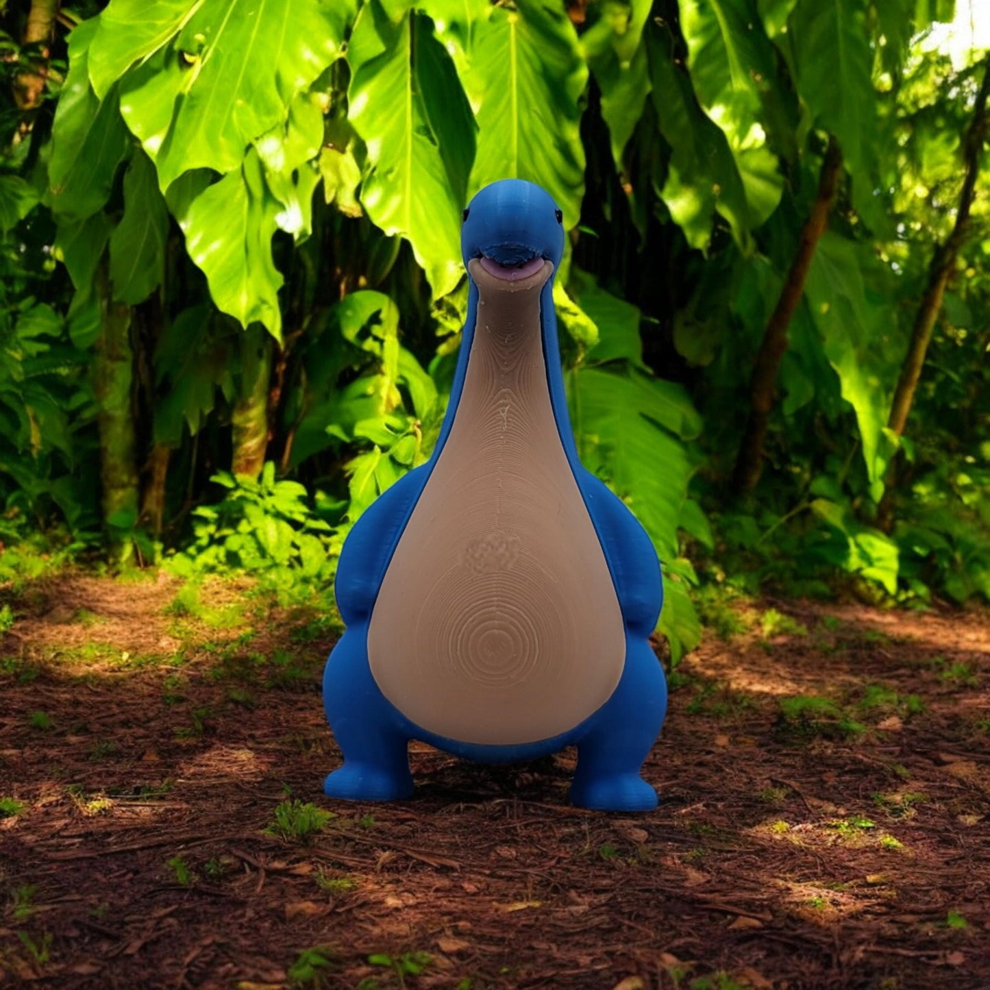Relaxaurus 3D Printed Model - Palworld Game Collectible Figurine fan art desk pet image 0
