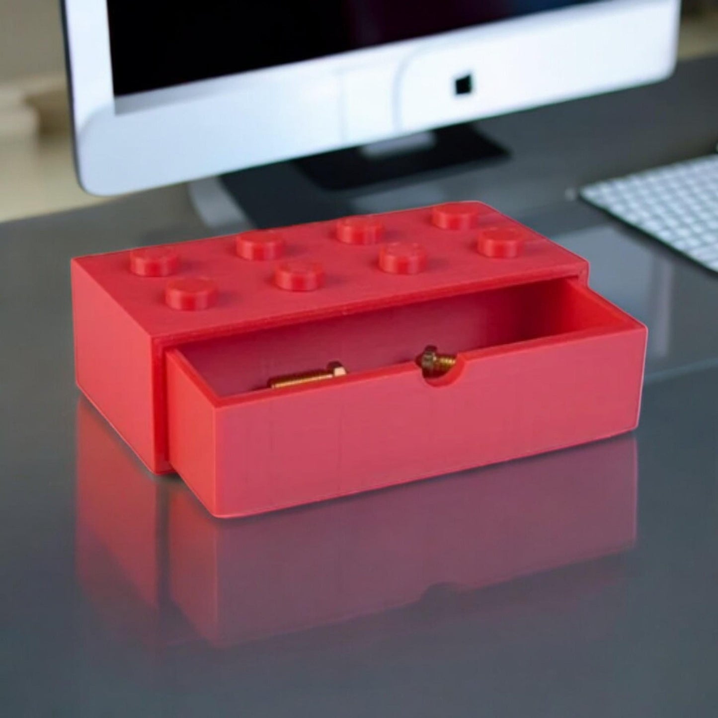 Lego Locker Block 3D Printed Model - Container Game Collectible Figurine fan art desk pet image 2