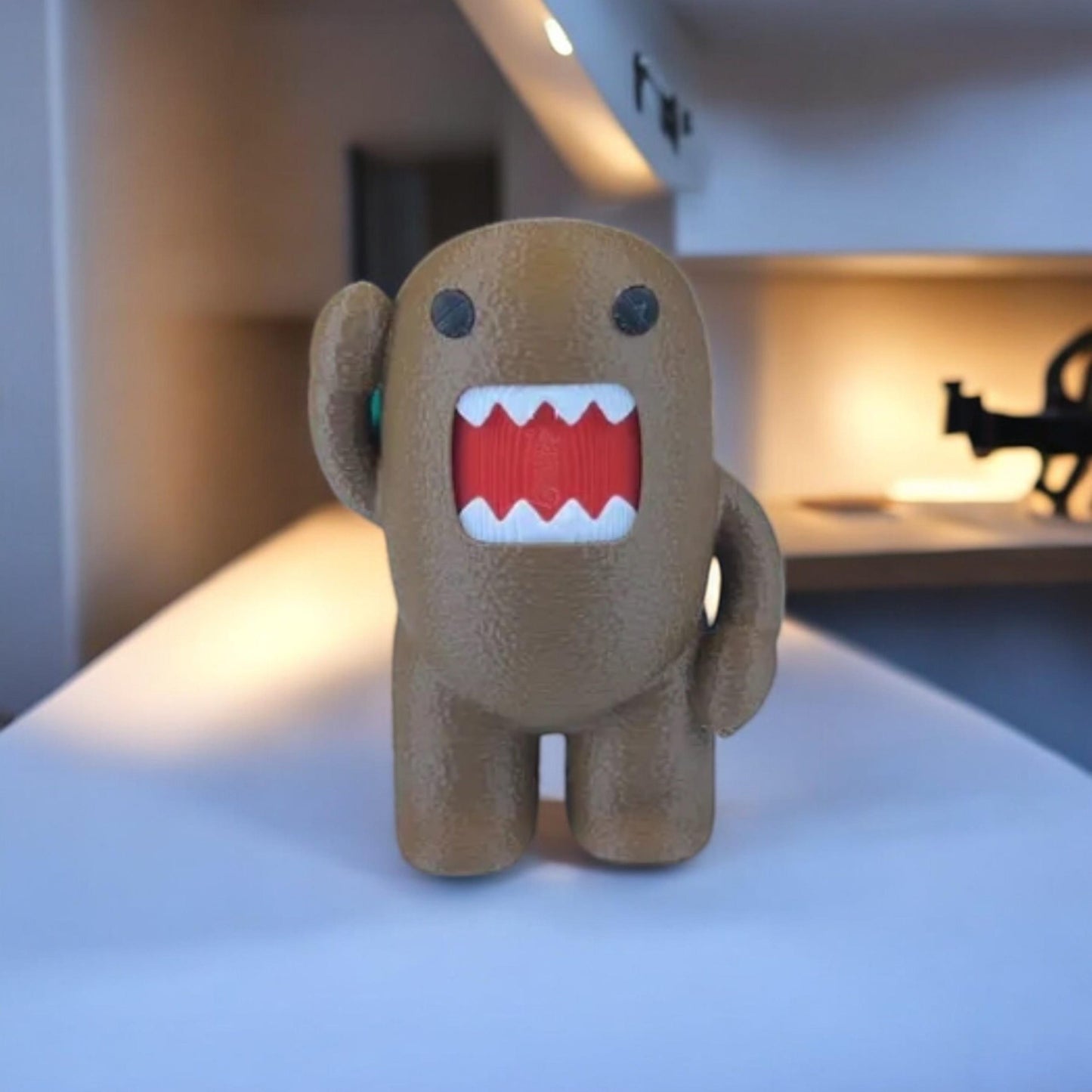 Domo Kun 3D Printed Model - Game Collectible Figurine fan art desk pet image 0