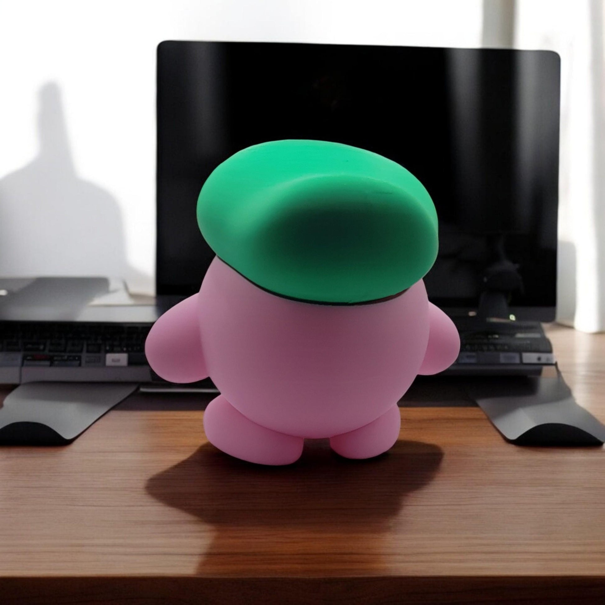 Luigy Kirby 3D Printed Model - Kirby Game Collectible Figurine fan art desk pet image 4