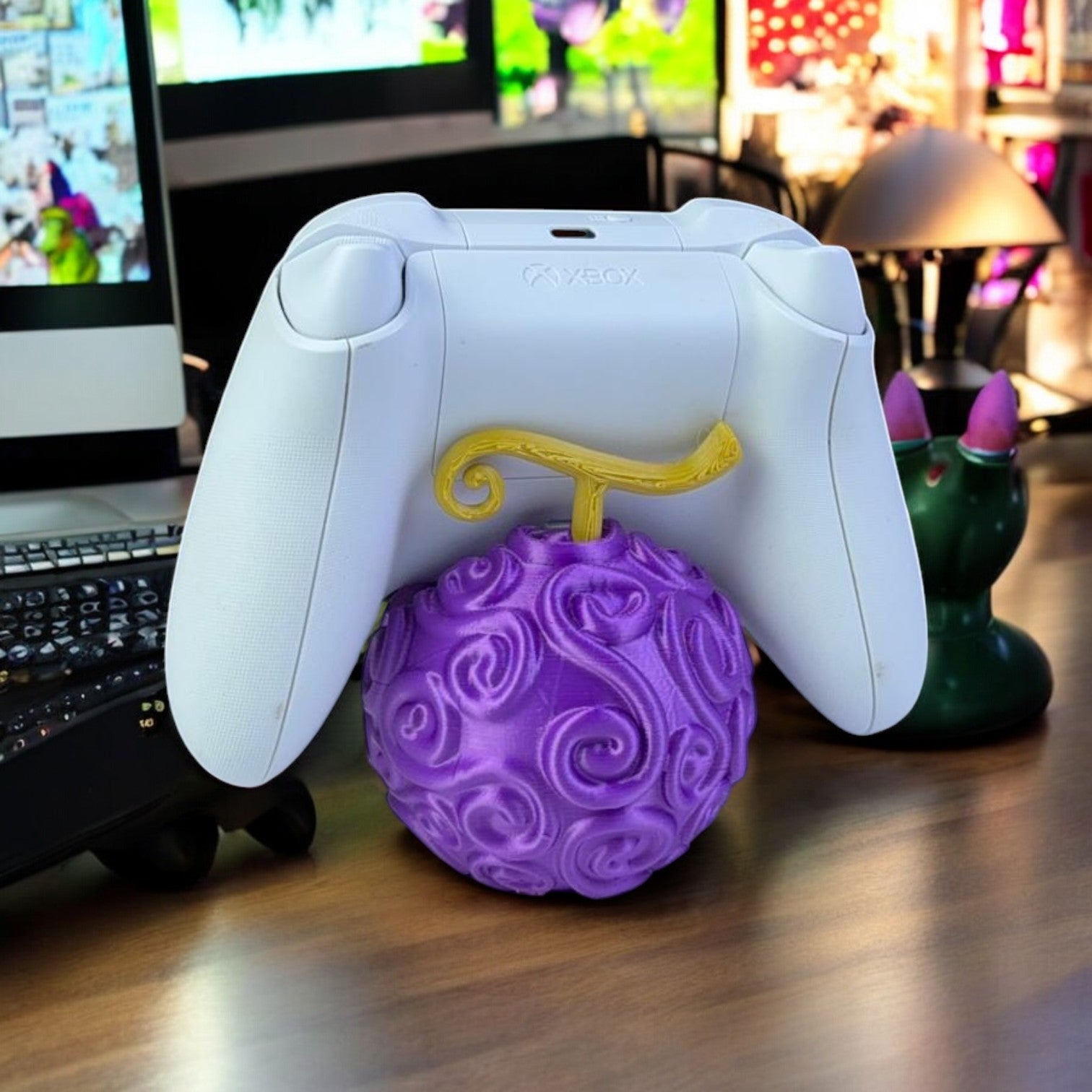 Gomu Gomu Controller Holder 3D Print - One Piece Desk Stand image 2
