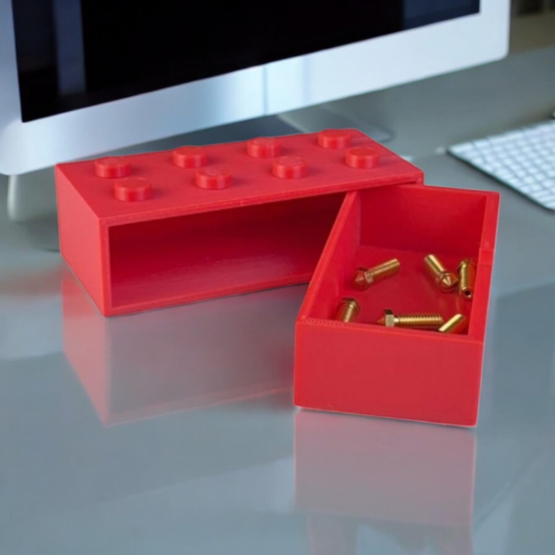 Lego Locker Block 3D Printed Model - Container Game Collectible Figurine fan art desk pet image 0