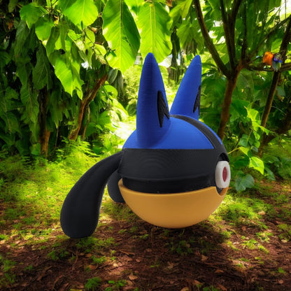 Lucario Pokeball 3D Printed Model - Poke Balls Game Collectible Figurine fan art desk pet image 6