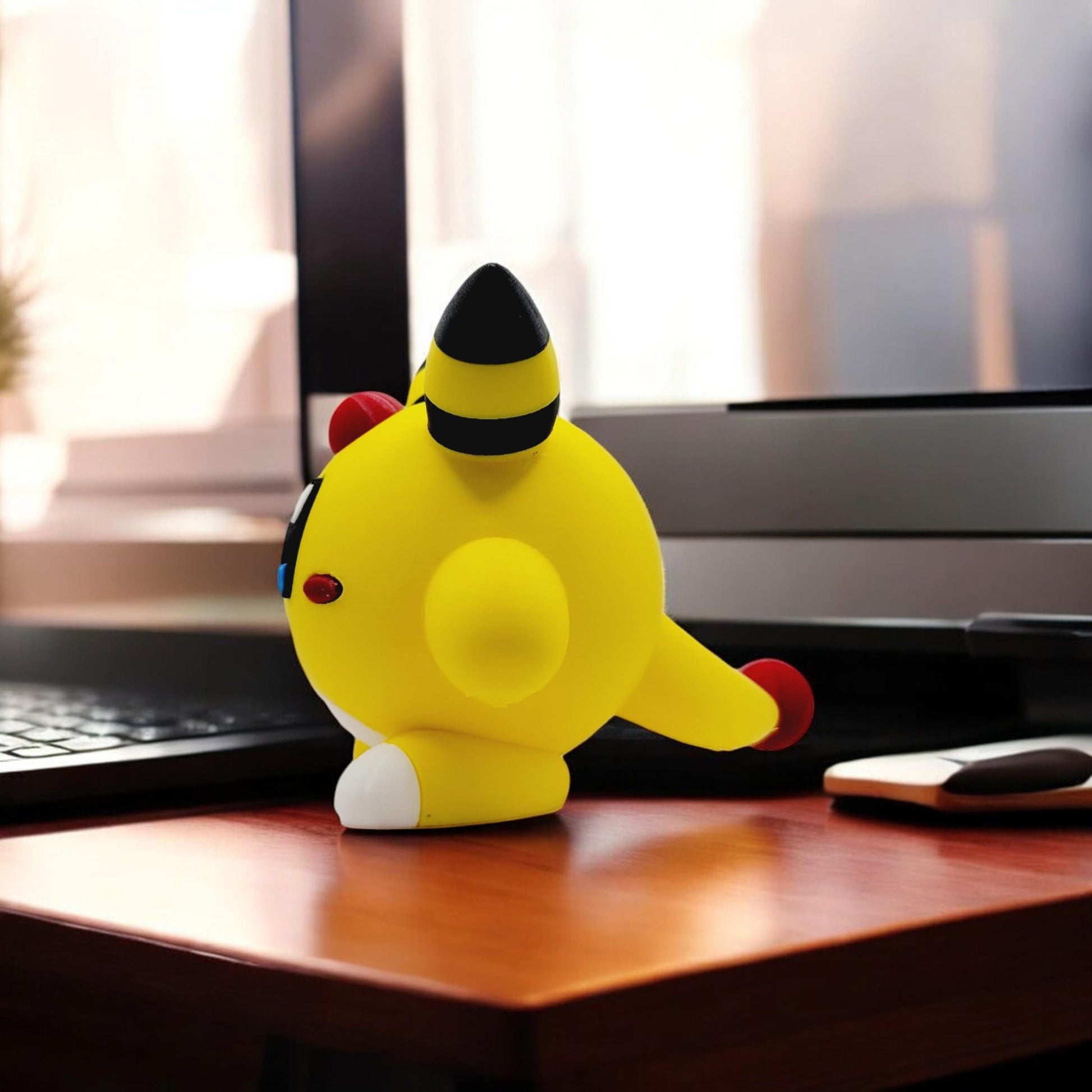 Ampharos Kirby 3D Printed Model - Kirby Game Collectible Figurine fan art desk pet image 7