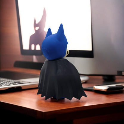 BatMan Mario 3D Printed Model - Super Mario Game Collectible Figurine fan art desk pet image 3