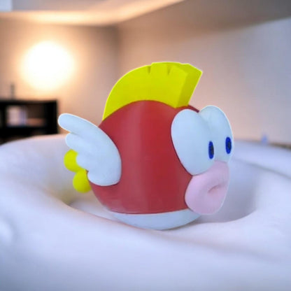 Cheep Cheep 3D Printed Model - Super Mario Game Collectible Figurine fan art desk pet image 5
