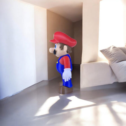 Mario 3D Printed Model - Super Mario Game Collectible Figurine fan art desk pet image 3