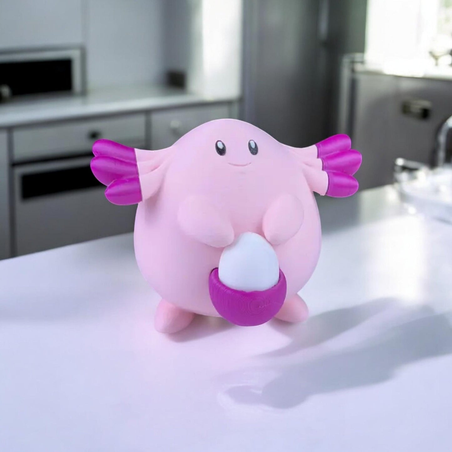 Chansey 3D Printed Model - Pokemon Game Collectible Figurine fan art desk pet image 1