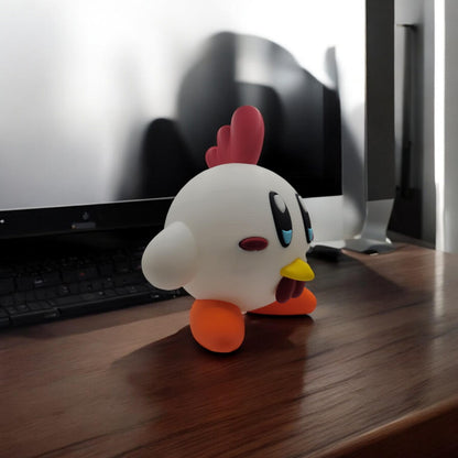Kirby Chikipi 3D Printed Model - Palworld Game Collectible Figurine fan art desk pet image 0