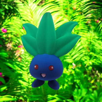 Oddish 3D Printed Model - Pokemon Game Collectible Figurine fan art desk pet image 0