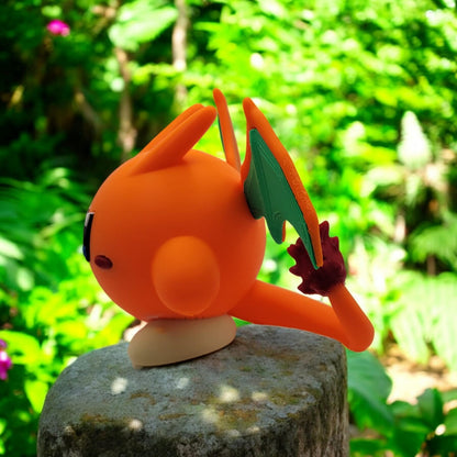 Kirby Charizard 3D Printed Model - Kirby Pokemon Game Collectible Figurine fan art desk pet image 7