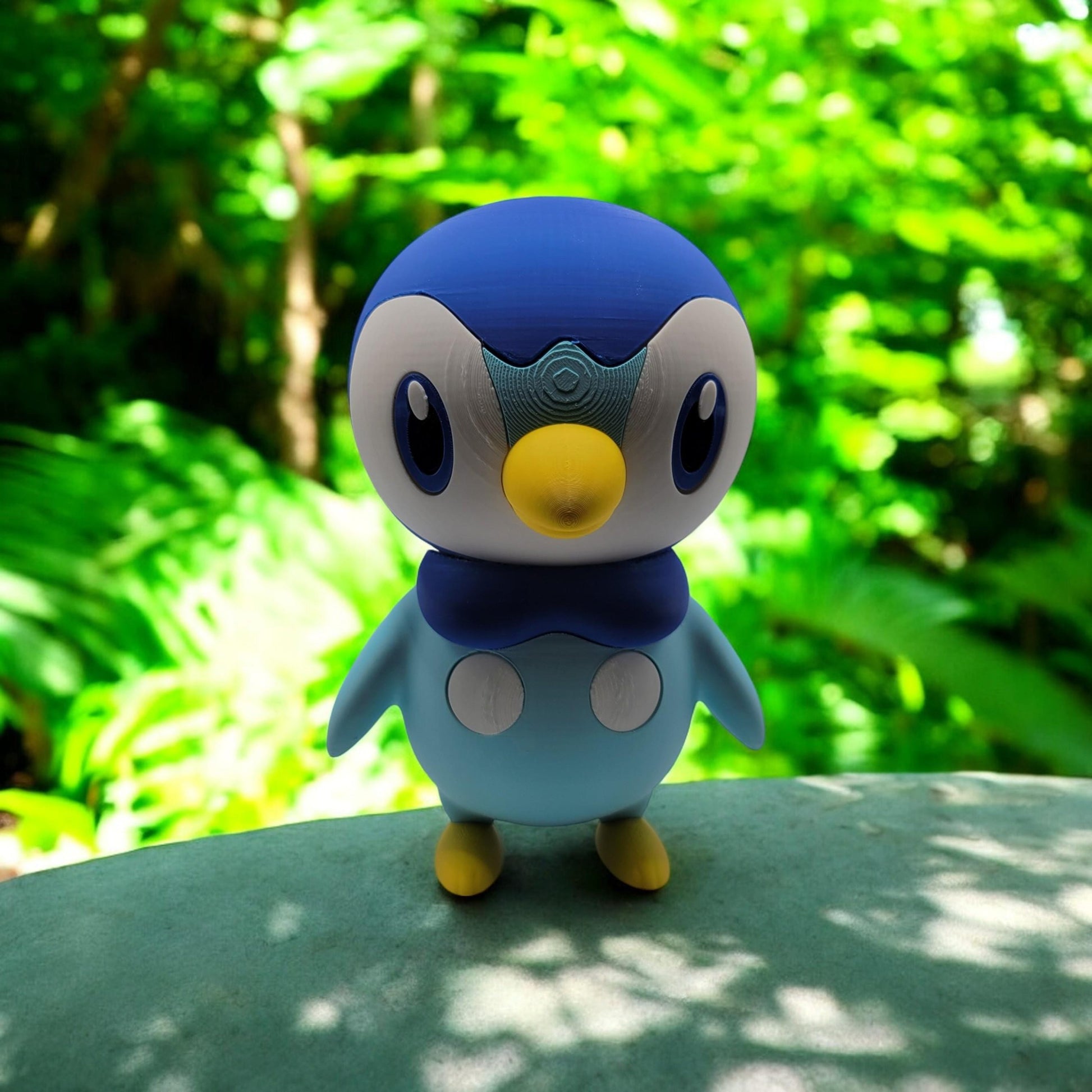 Piplup 3D Printed Model - Pokemon Game Collectible Figurine fan art desk pet image 0