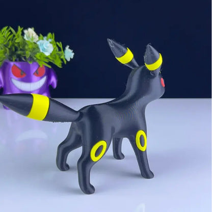 Umbreon 3D Printed Model - Pokemon Game Collectible Figurine fan art desk pet image 4