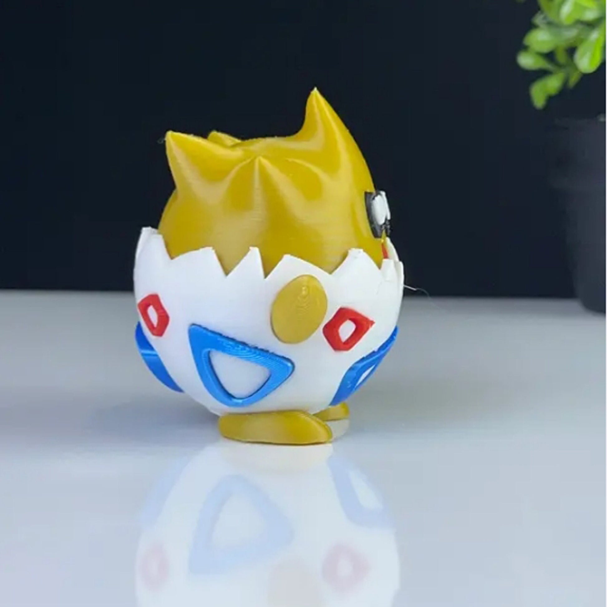 Togepi 3D Printed Model - Pokemon Game Collectible Figurine fan art desk pet image 1