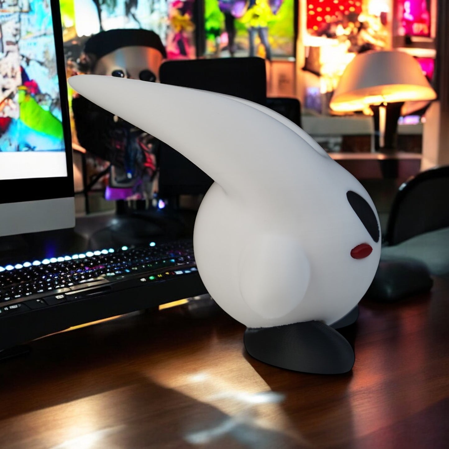 Hornet Kirby 3D Printed Model - Hollow Knight Crossover Desk Figurine image 3