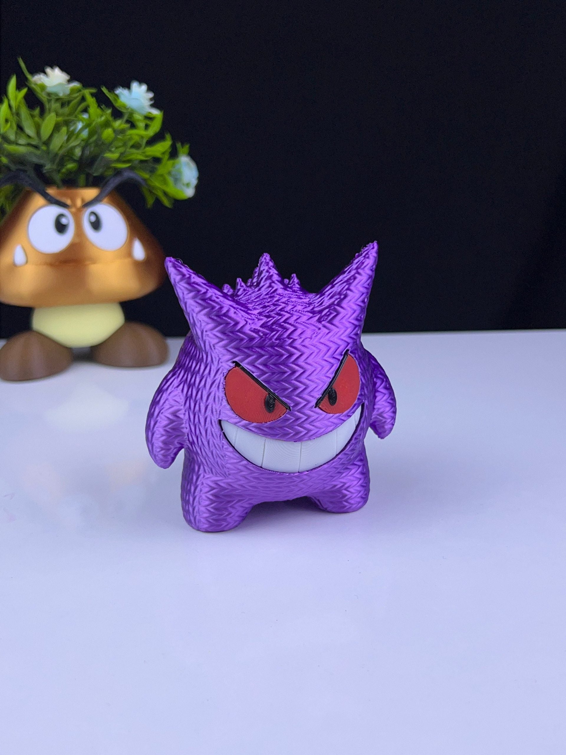 Gengar Crochet 3D Printed Model - Pokemon Game Collectible Figurine fan art desk pet image 5