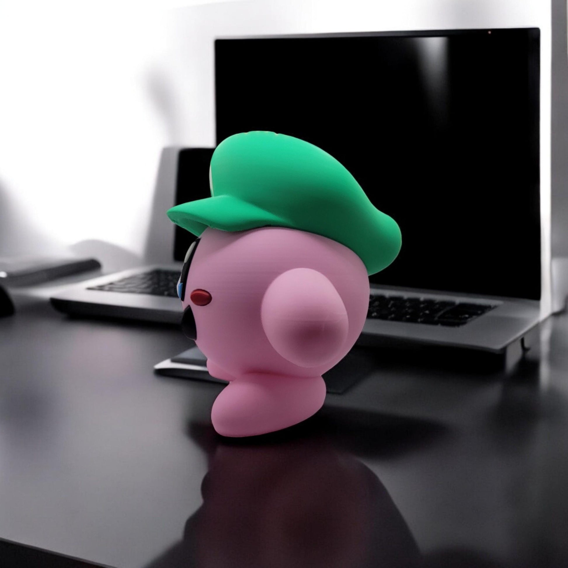 Luigy Kirby 3D Printed Model - Kirby Game Collectible Figurine fan art desk pet image 6