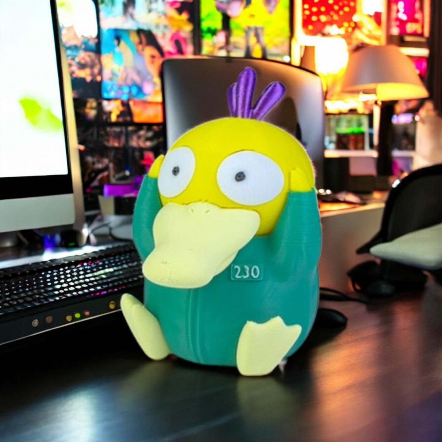 Psy-Thanos 3D Printed Model - Pokemon Game Collectible Figurine fan art desk pet image 6