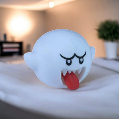 Boo 3D Printed Model - Super Mario Game Collectible Figurine fan art desk pet image 0