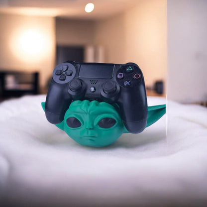 Baby Yoda Controller Holder 3D Printed Model - Mandalorean Game Collectible Figurine fan art desk pet image 8